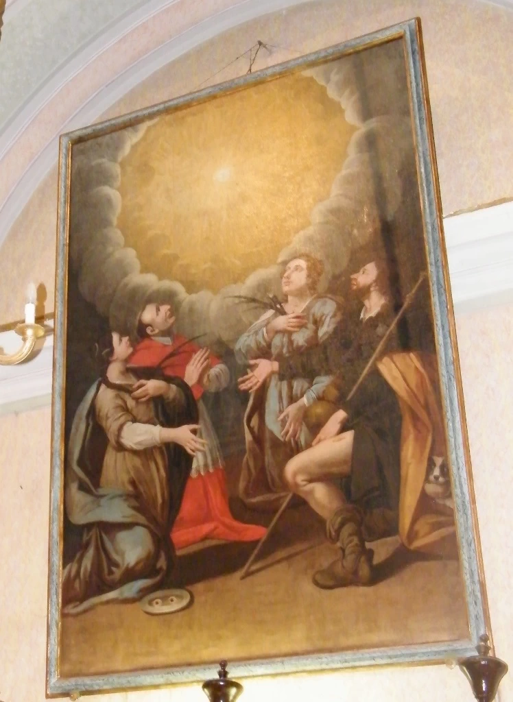 Giacomo Ceruti, il Pitocchetto - Adorazione dell'eucarestia, Chiesa di San Lorenzo. Malonno, Val Camonica